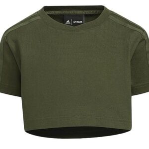 IVY Park + Adidas - Olive Green crop Top